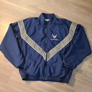 US Air Force PTU Jacket Mens Small Short Reflective Military Issued Windbreaker